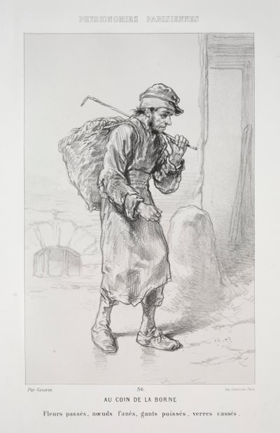 Au Coin de la Borne von Paul Gavarni