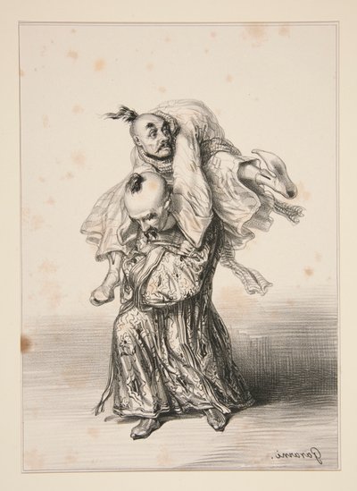 Bucklige von Paul Gavarni