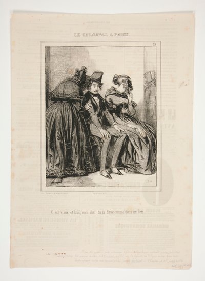 Maskenball von Paul Gavarni