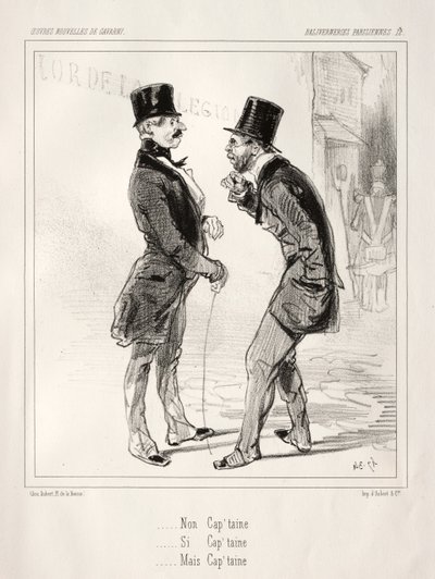 Baliverneries Parisiennes von Paul Gavarni