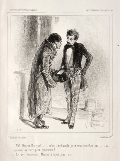 Baliverneries Parisiennes von Paul Gavarni
