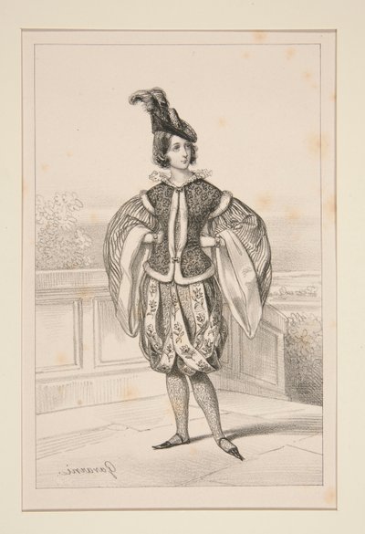 Kostüm der Frau Marquise de L.. von Paul Gavarni