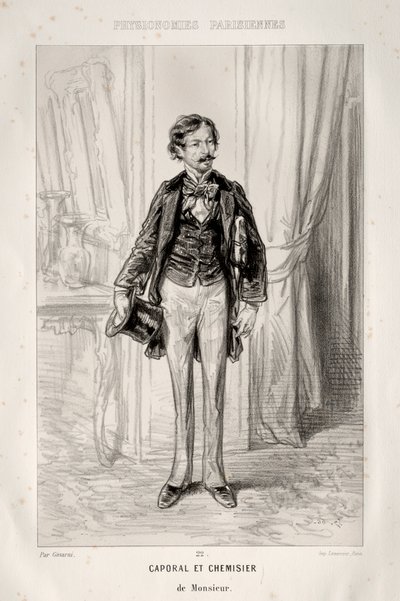 Korporal und Hemdenmacher von Paul Gavarni
