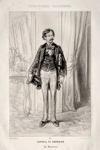 Caporal et Chemisier von Paul Gavarni