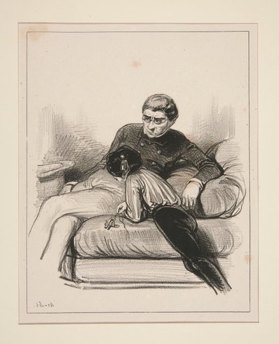 Diese Madame de Lieusaint ist dumm! von Paul Gavarni