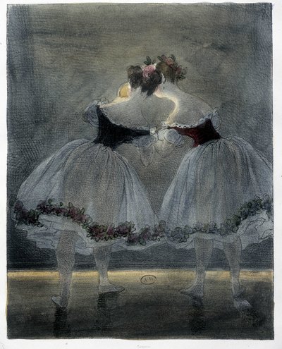 Tänzer von Gavarni - 19. Jahrhundert von Paul Gavarni