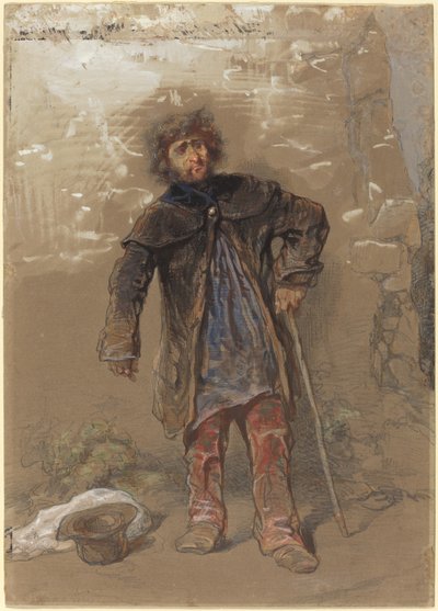 Englischer Bettler von Paul Gavarni