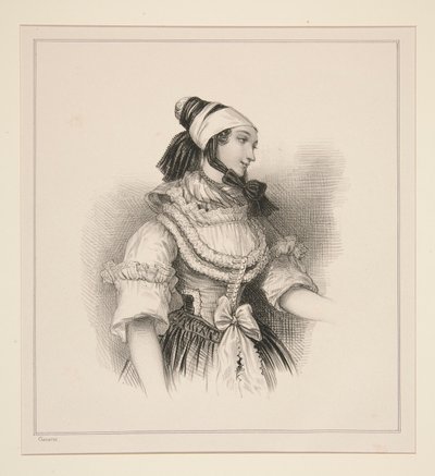 FRANCONIENNE von Paul Gavarni