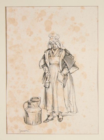 Milchfrau von Paul Gavarni