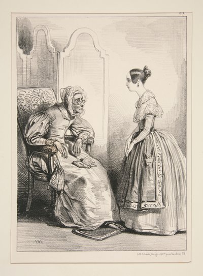 Die Schachtel D von Paul Gavarni