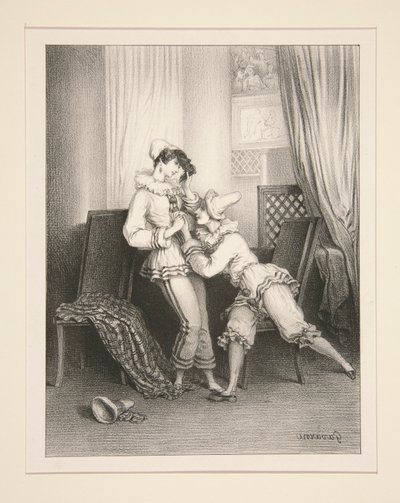 Die erste Gunst von Paul Gavarni