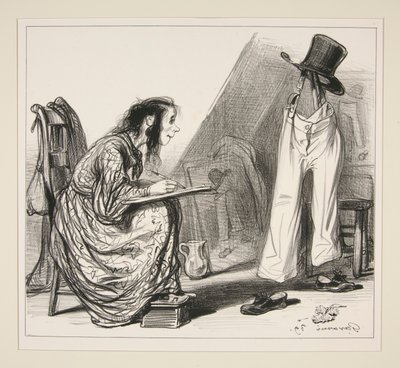 Die Malerei von Paul Gavarni
