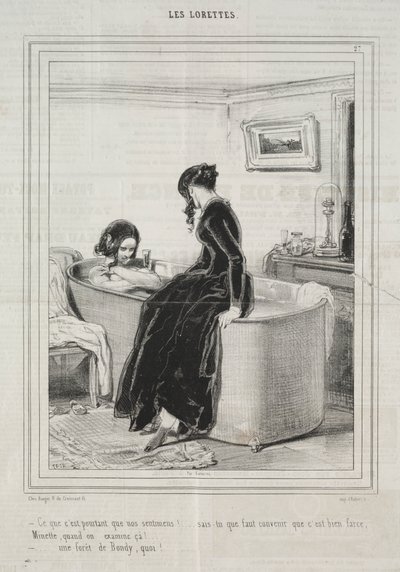 Les Lorettes von Paul Gavarni