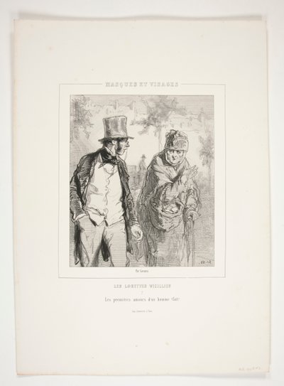 Die ersten Lieben von von Paul Gavarni