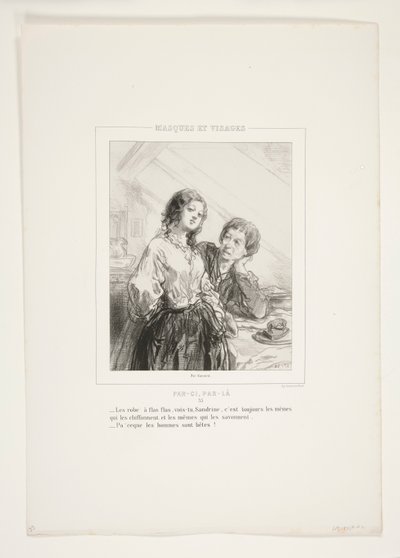 Die Robe von Paul Gavarni