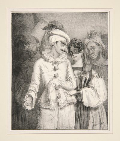 Maskerade von Paul Gavarni