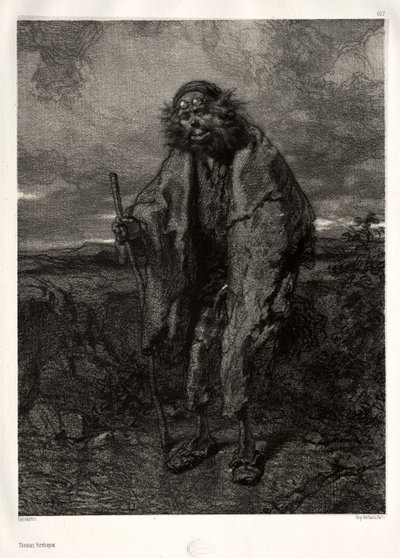 Alte und moderne Künstler: Thomas Vireloque von Paul Gavarni