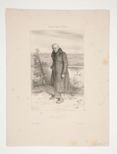 Neunzig Jahre (Chevallier, Vater von Gavarni) von Paul Gavarni