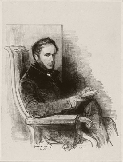 Raymond La Garrigue, 1842 von Paul Gavarni