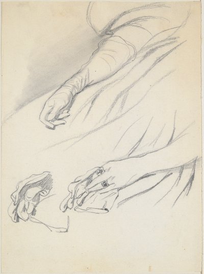 Studien von Händen von Paul Gavarni