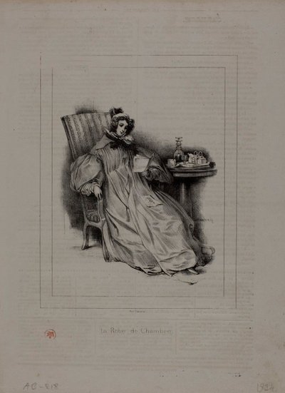 Der Morgenmantel von Paul Gavarni