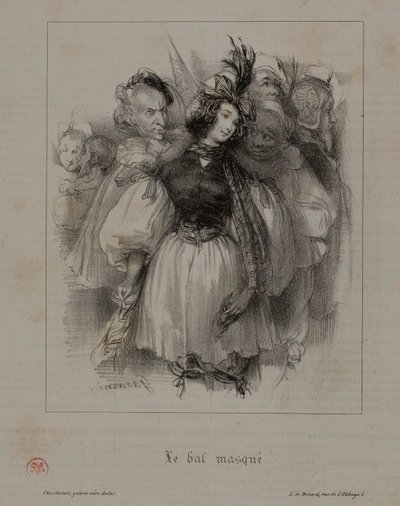 Der Maskenball von Paul Gavarni
