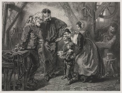 Der Geburtstag des Arbeiters von Paul Gavarni