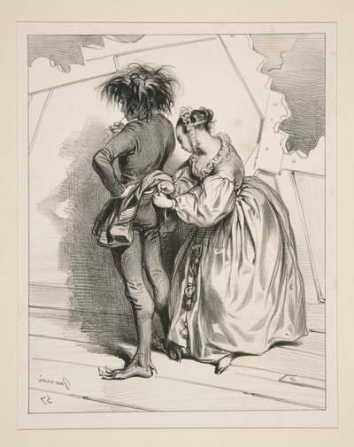Du wirst mich vielleicht glauben lassen, Fortuna von Paul Gavarni