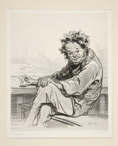 Un Anacreon de barrieres von Paul Gavarni