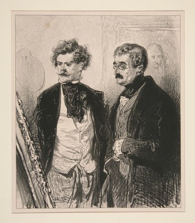 Ein charmantes Porträt von Paul Gavarni