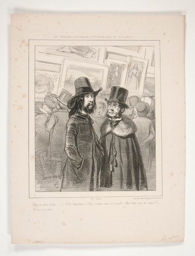 Voila ein trauriger Salon von Paul Gavarni