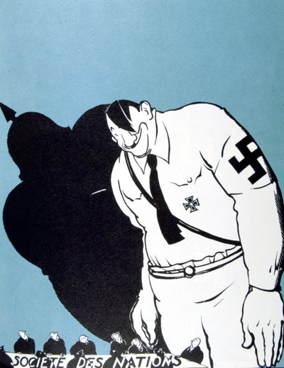 Hitler und der Völkerbund, 1935 von Paul Iribe