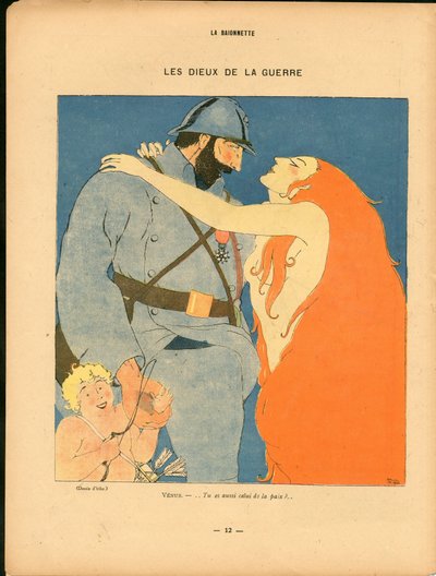 La Baionnette, Satirisch in Farben von Paul Iribe