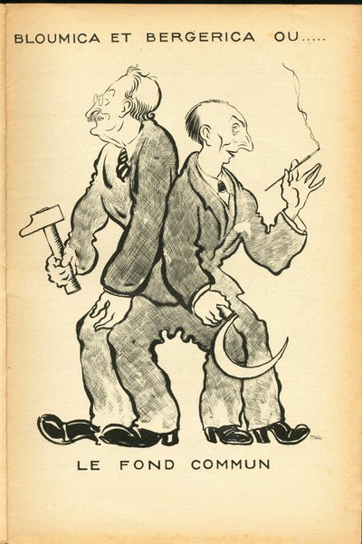 Der Temoin, Satirisch in Farben von Paul Iribe