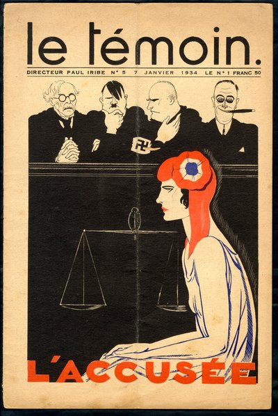 Der Temoin, Satirisch in Farben von Paul Iribe