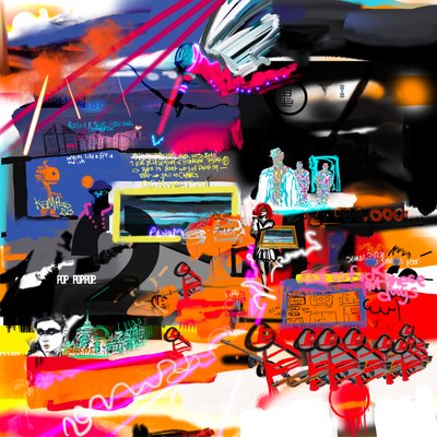 Pariser Mob, 2023 von Paul Kempton