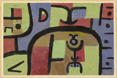 Außerdem ein Männchen von Paul Klee