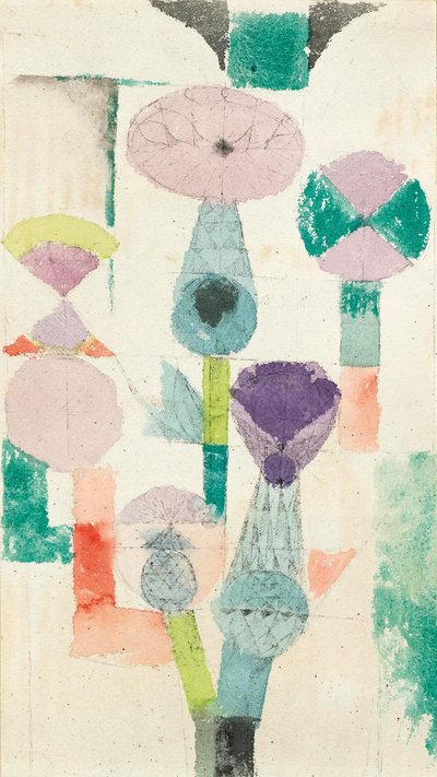 Betrachtung der Distelblüte von Paul Klee