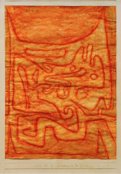 Dämonie der Glut von Paul Klee