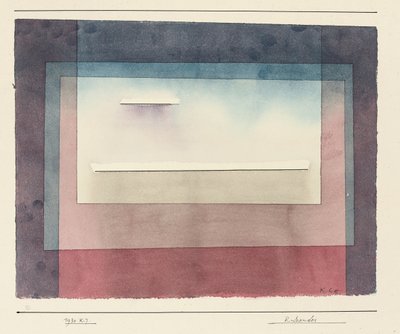 Schlafend, 1930 von Paul Klee