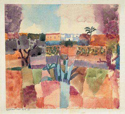Hammamet, 1914 von Paul Klee