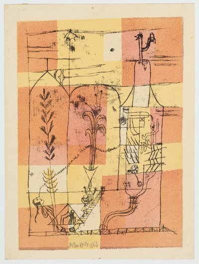 Hoffmanneske Szene, 1921 von Paul Klee