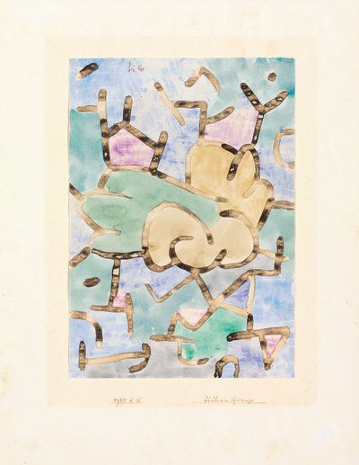 Hohe Grenze von Paul Klee