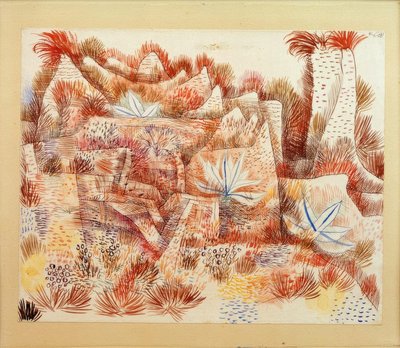 Landschaft mit Agaven von Paul Klee