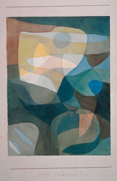 Lichtverbreitung I, 1929 von Paul Klee