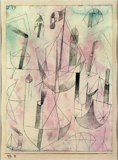 Kleine Dampfschiff-Fantasie von Paul Klee