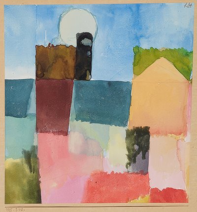 Mondaufgang (St. Germain) von Paul Klee