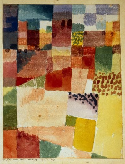 Motiv aus Hammamet von Paul Klee