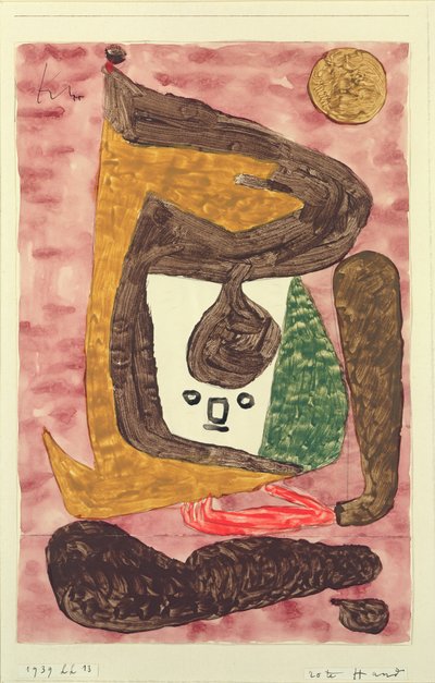 Rote Hand von Paul Klee