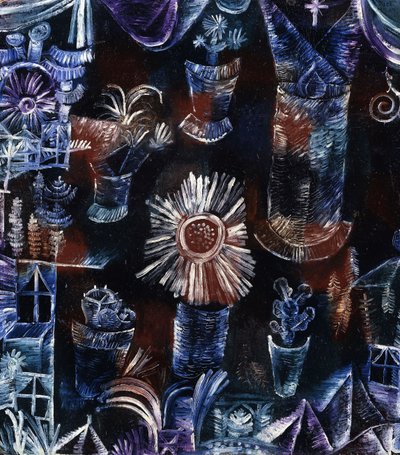 Stilleben mit der Distelblüte von Paul Klee